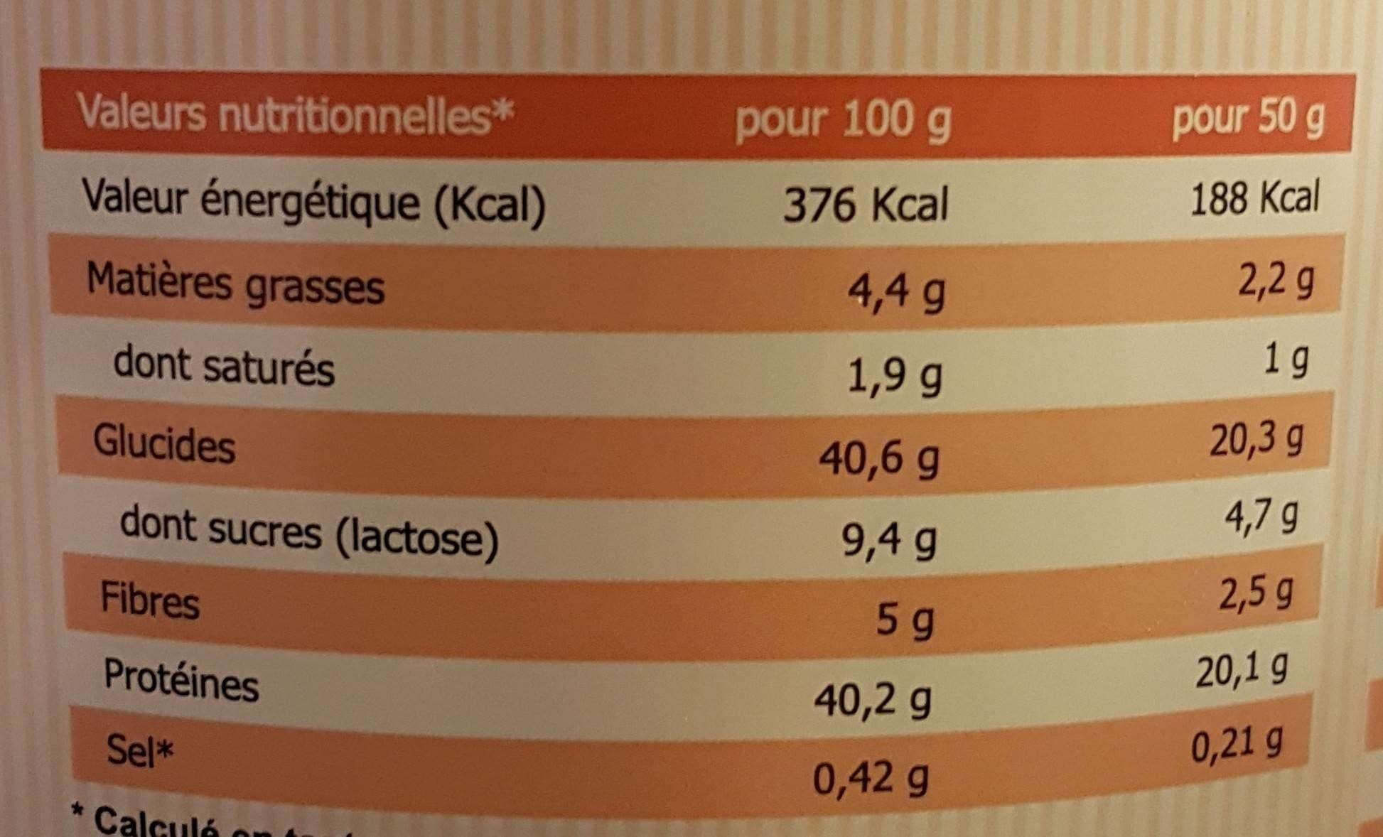 Snackfit Mélange onctueux poudre patate douce et petit lait packshot