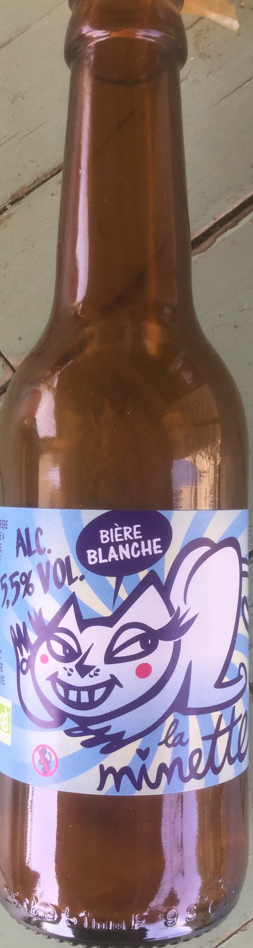 La minette Bière blanche packshot