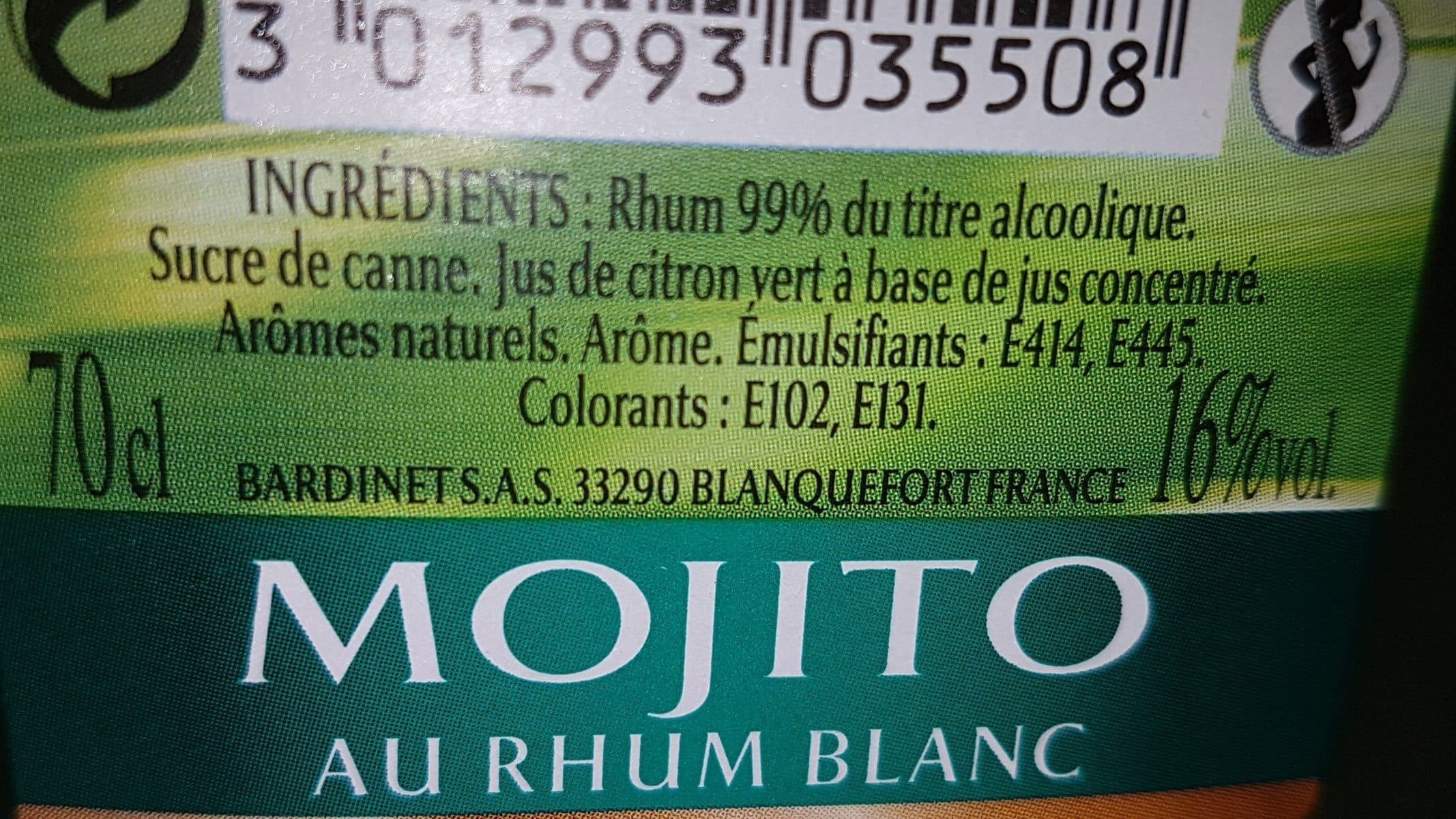 Old Nick 70CL Cocktail Mojito Old Nick packshot