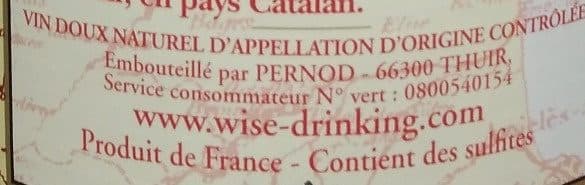Pernod Apéritif Rivesaltes 16° Vabe 1L packshot