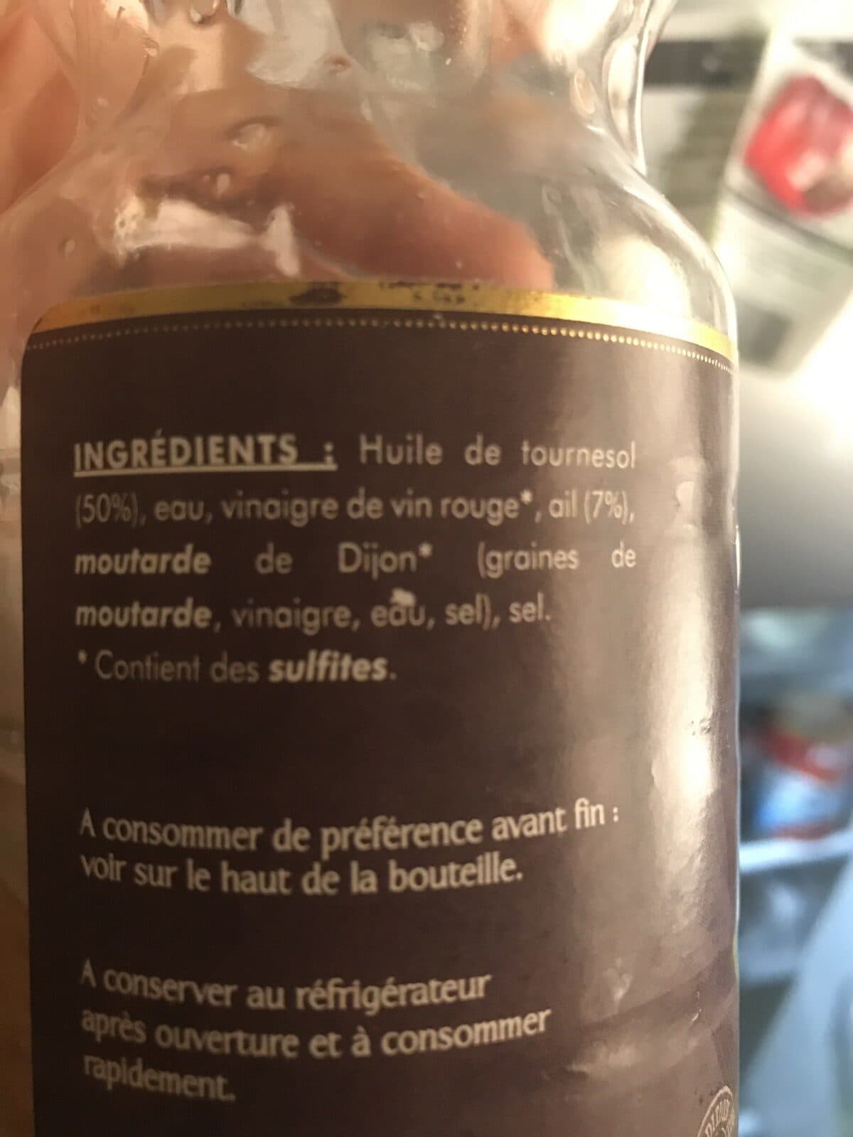 Tête Noire Sauce Vinaigrette à l'ail packshot