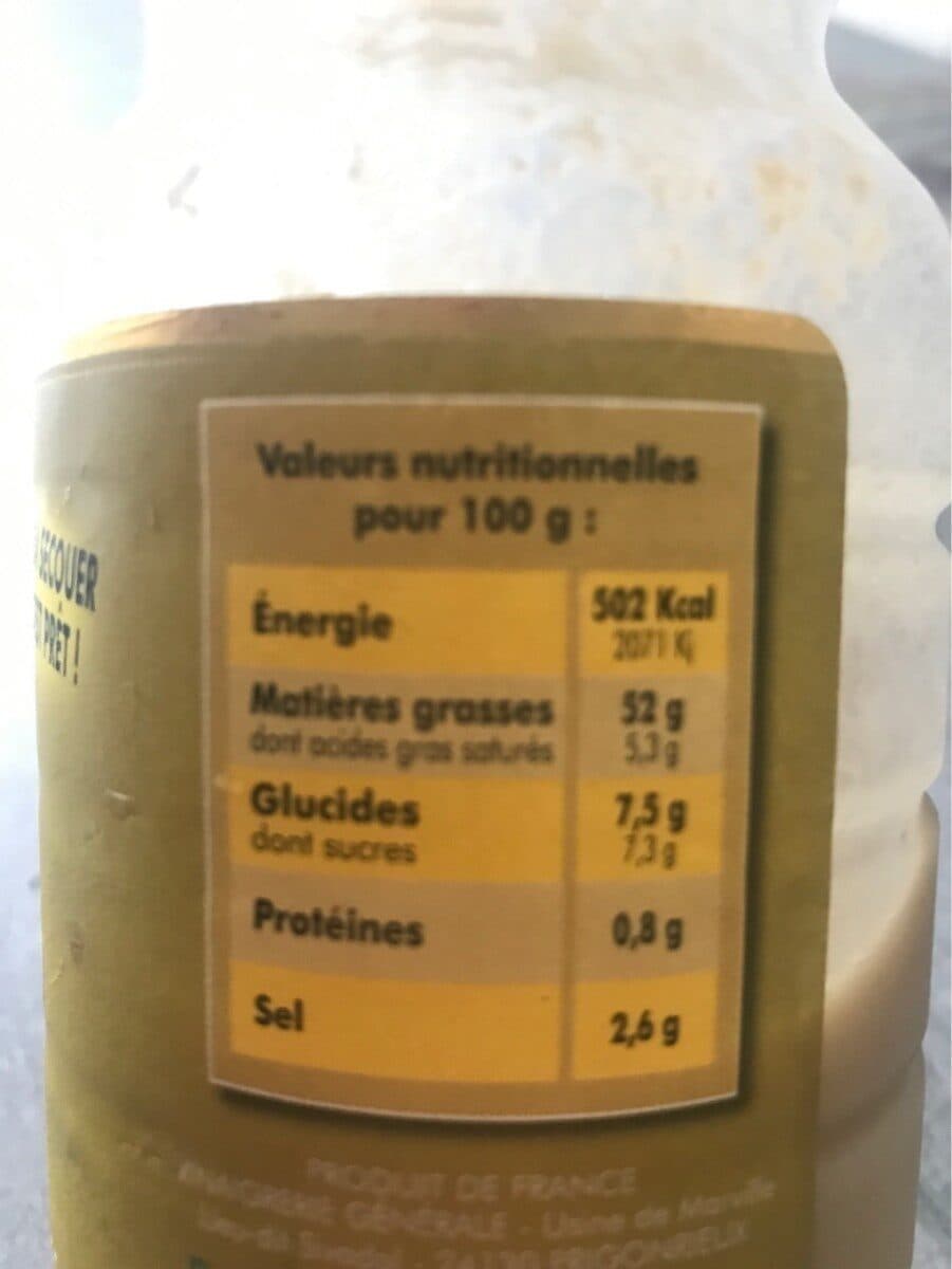 Tête Noire Vinaigrette Dijon Miel packshot