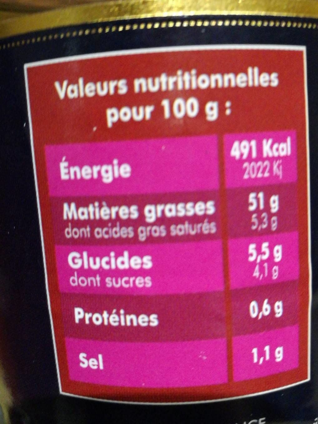 Tête Noire Vinaigrette aux Pruneaux d'Agen packshot