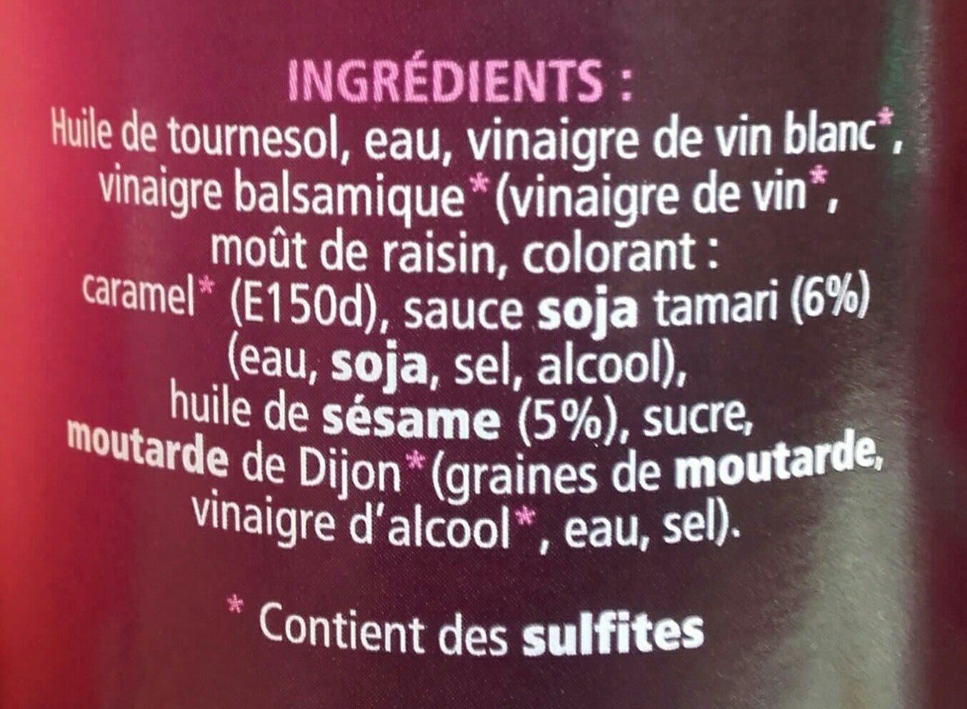 Tête Noire Vinaigrette huile de sésame et tamari packshot