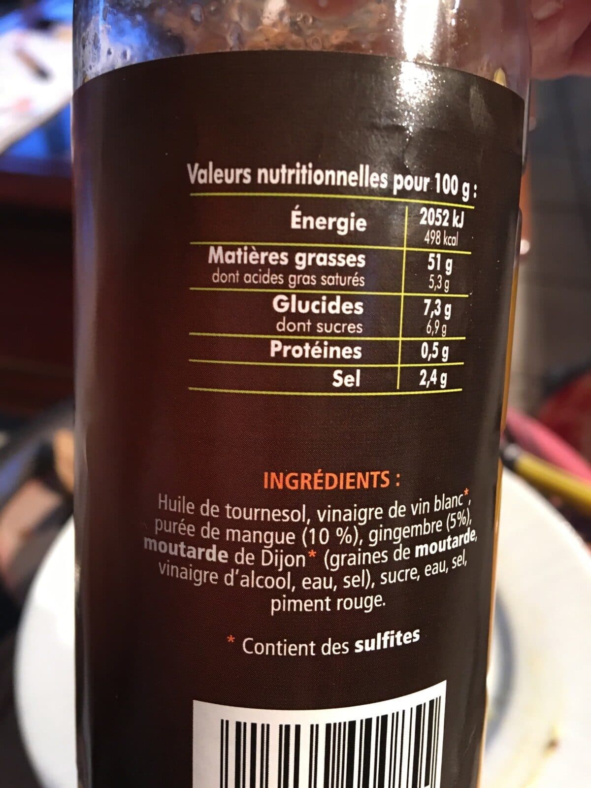 Open Food Facts Sauce vinaigrette packshot