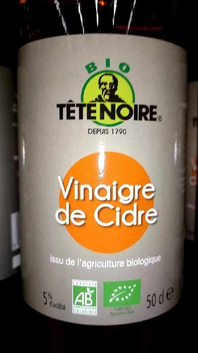 Tête Noire Vinaigre de cidre Tête Noire Bio packshot