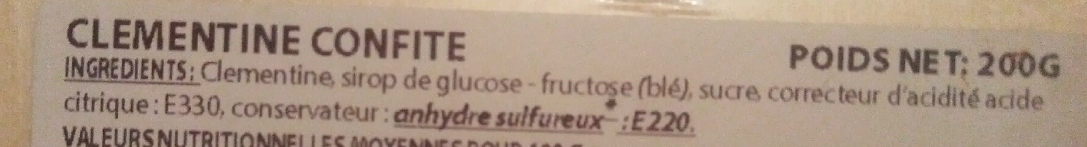 La Maison Du Fruit Sec Clémentines confites packshot