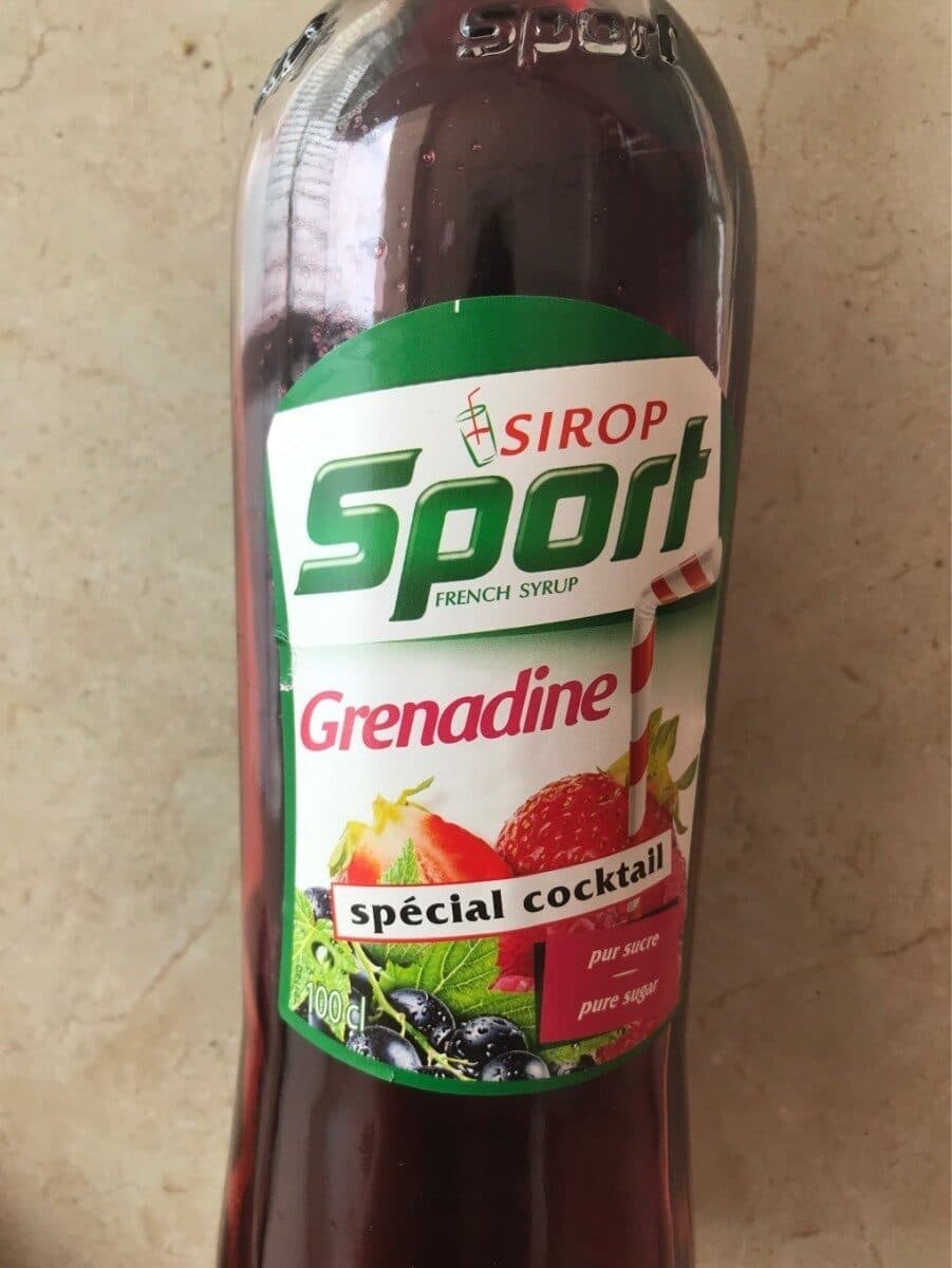 Open Food Facts Grenadine packshot