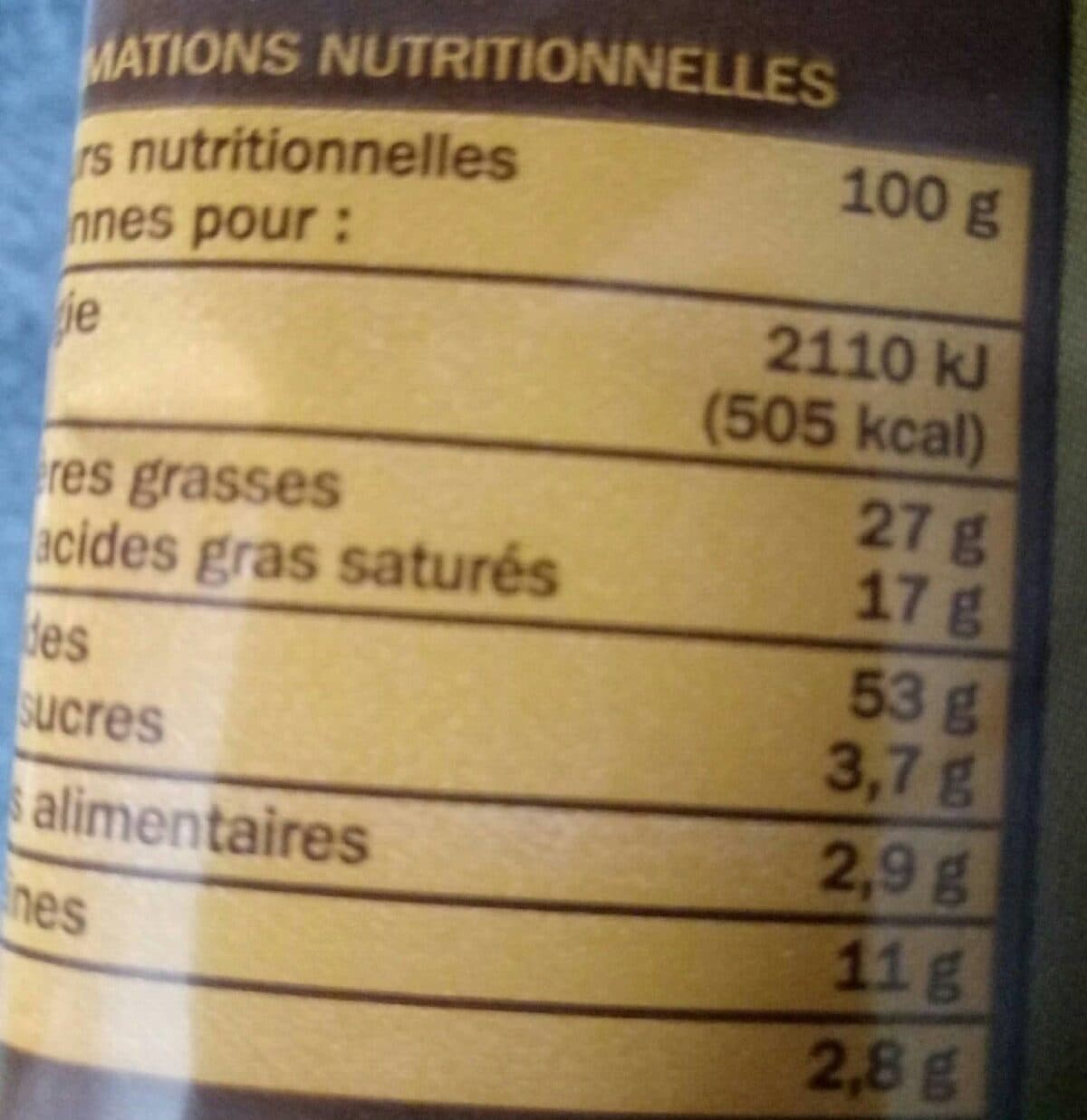 Open Food Facts Escargots feuilletés packshot