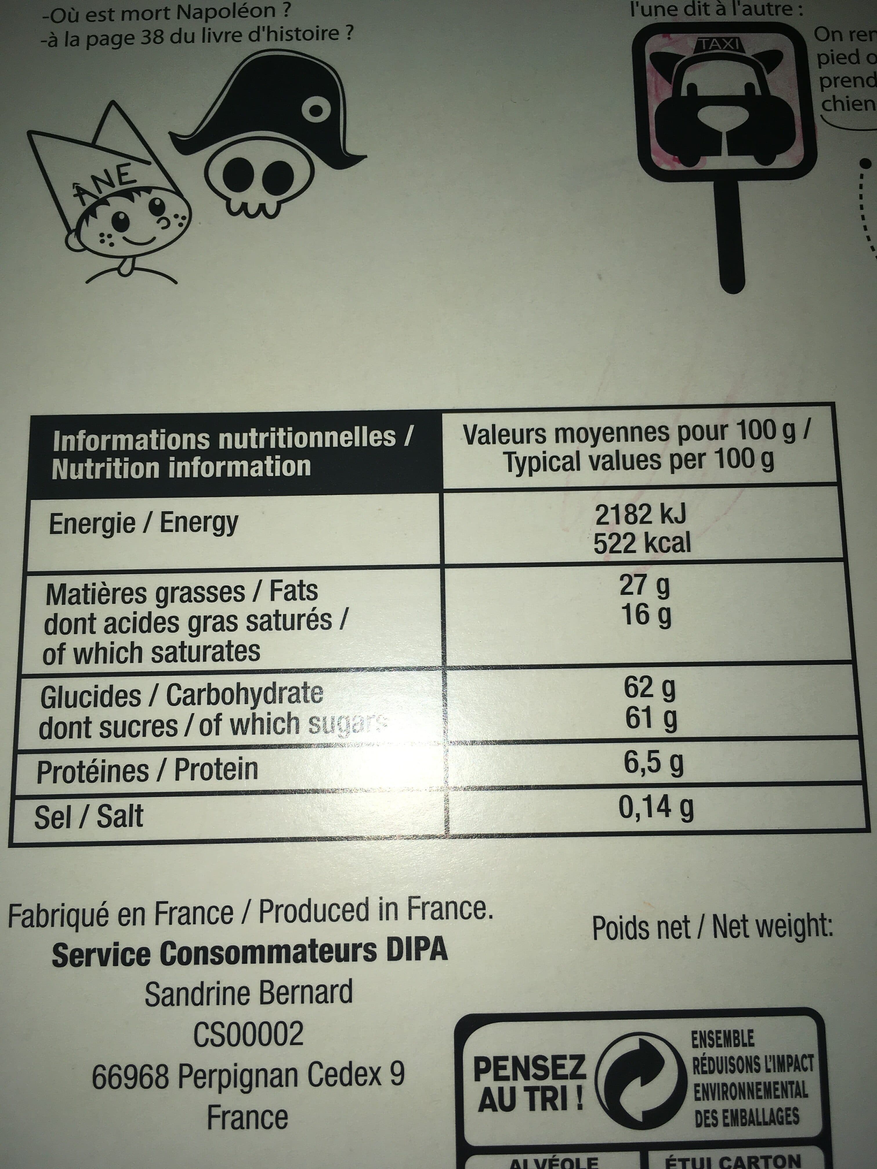 Jacquot Calendrier de l'Avent packshot