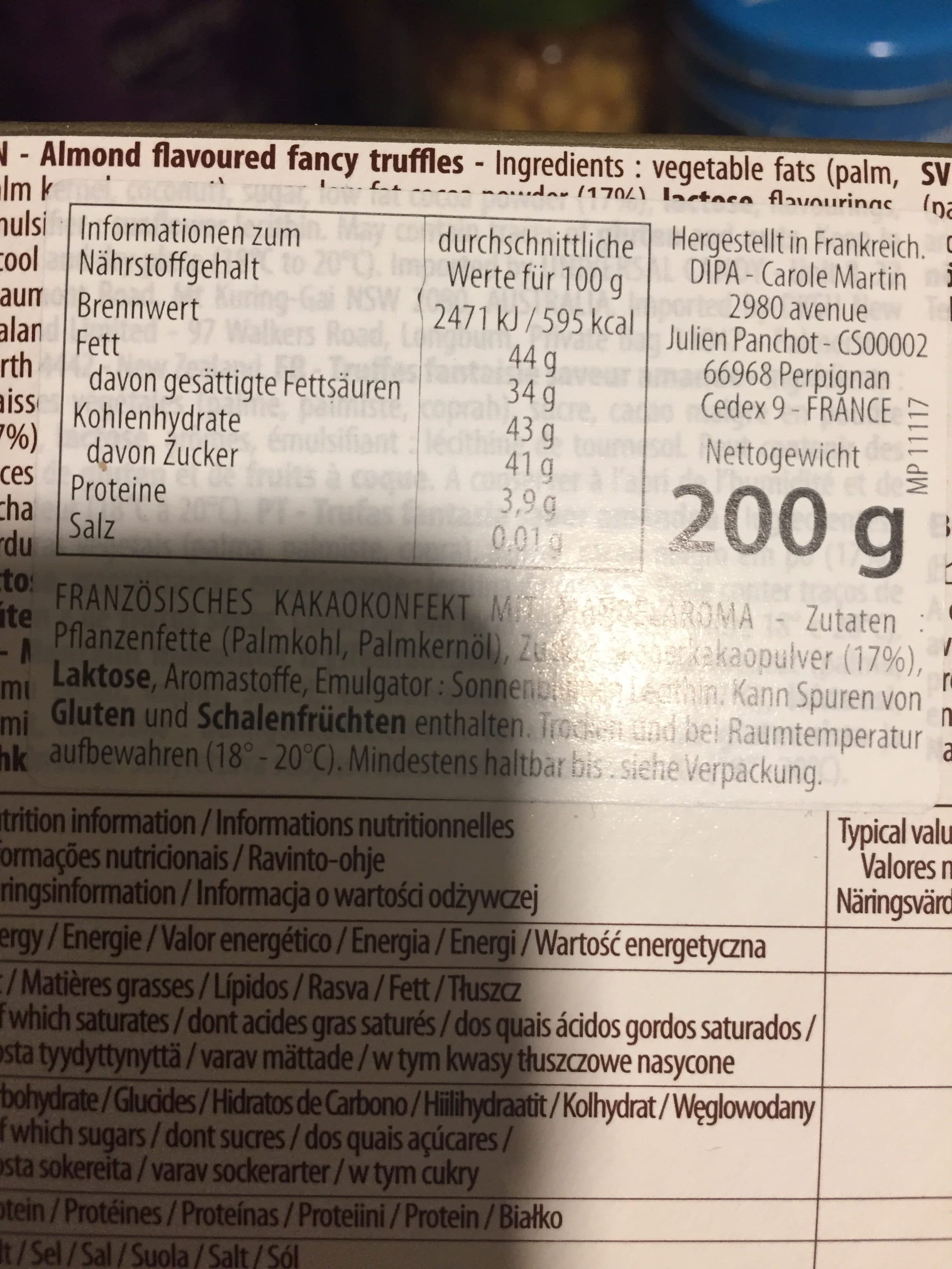 Jacquot Trufa Gourmand Amendoa packshot