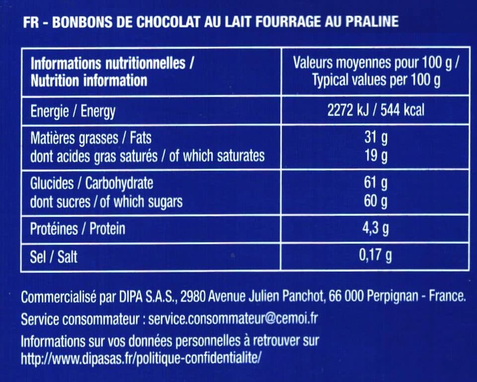 JACQUOT Les incontournables Escargots praliné packshot