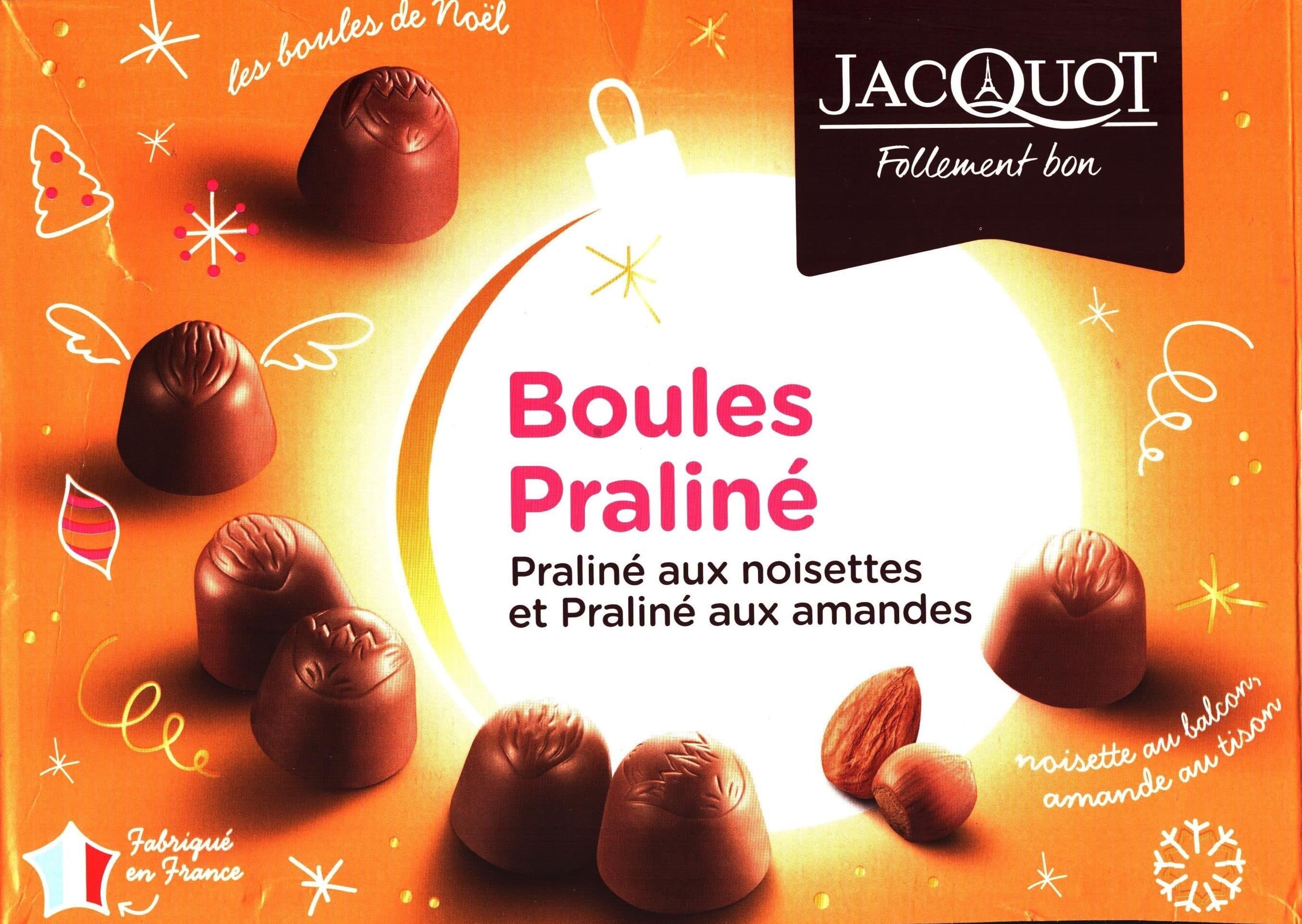 Jacquot Boules Praliné Assorties Noisettes Ou Amandes Jacquot packshot