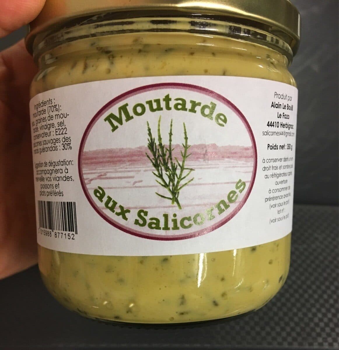 Open Food Facts Moutarde aux salicorne packshot