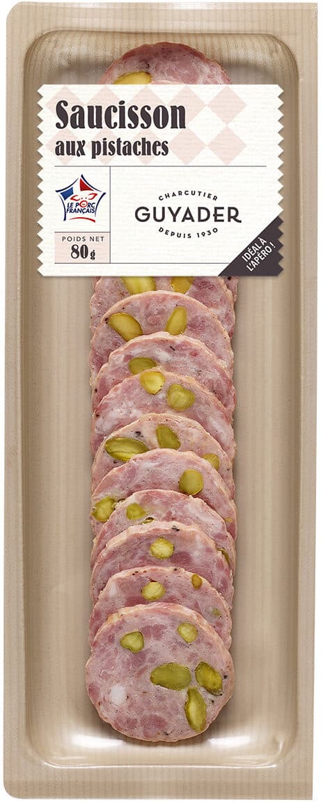 Guyader Saucisson aux pistaches packshot