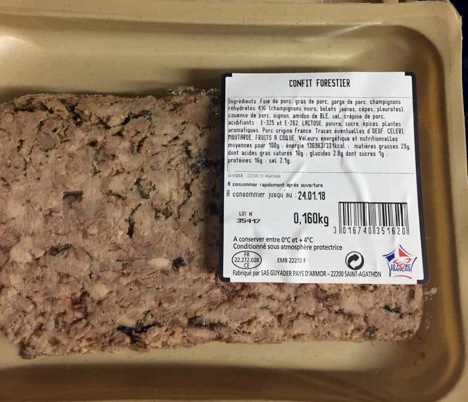 Guyader Confit Forestier packshot