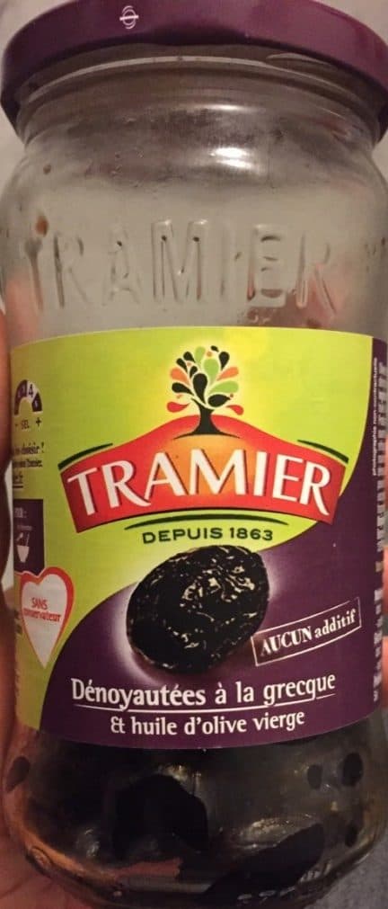Tramier Olives dénoyautées à la grecque et à l'huile d'olive packshot