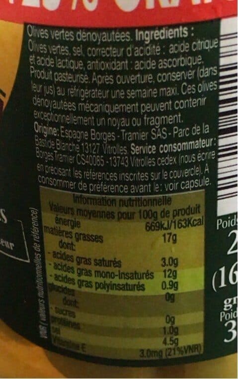 Tramier Olive Verte packshot