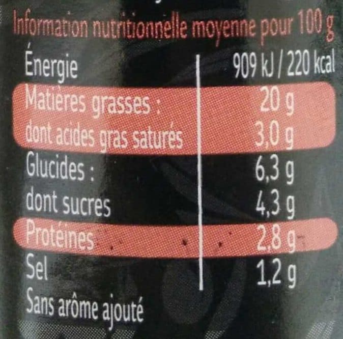 Tramier Sauce aux olives façon pesto rosso packshot