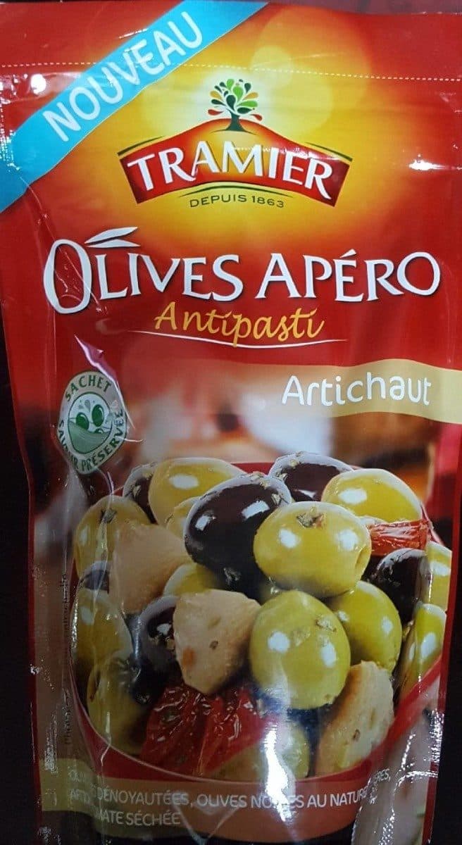Tramier Olives apero artichaut packshot
