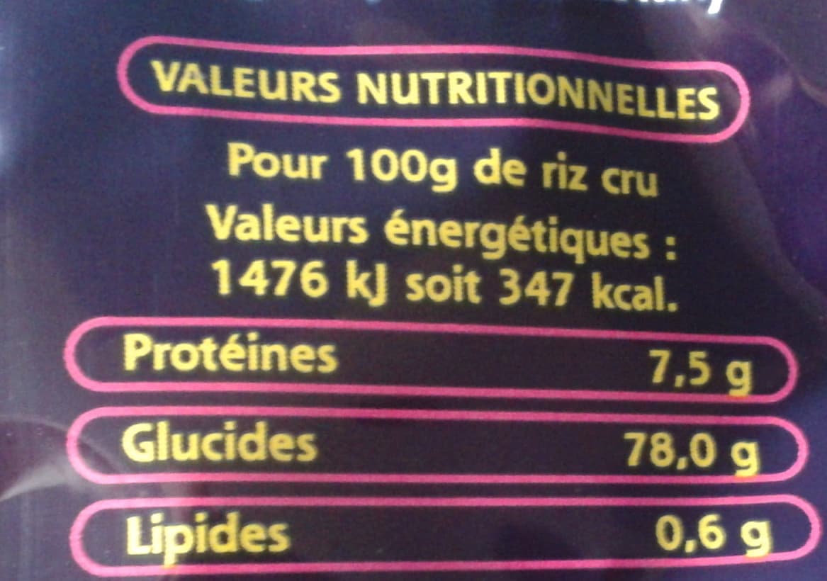 Taureau ailé Basmati benjab packshot