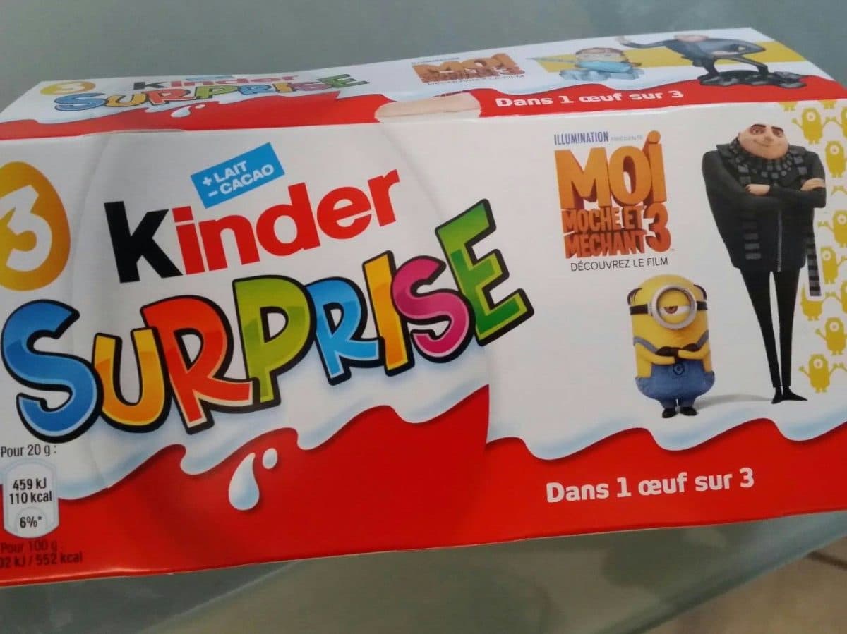 Ferrero Kinder surprise packshot