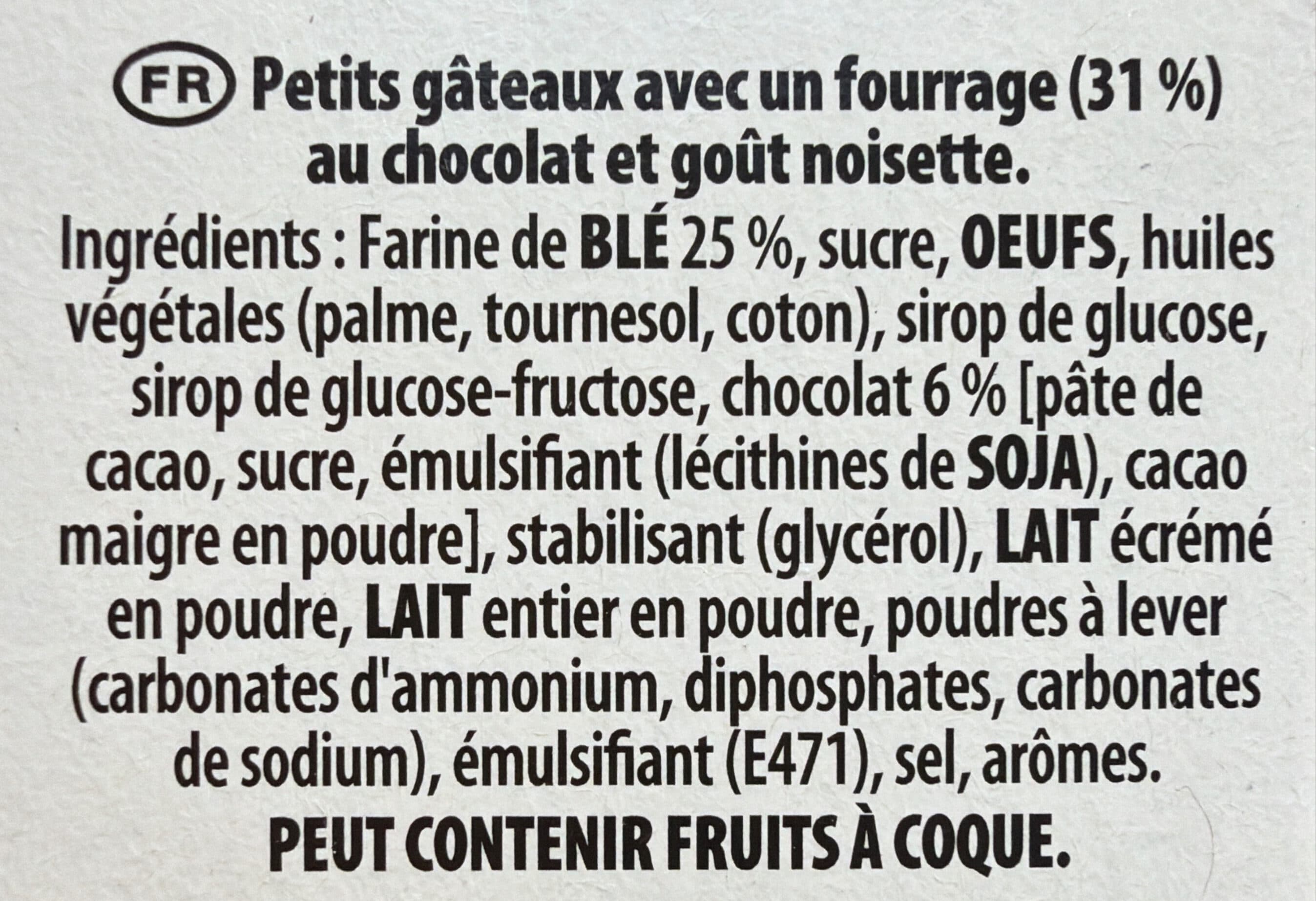 LU Lulu La Coqueline Goût Chocolat Noisette packshot
