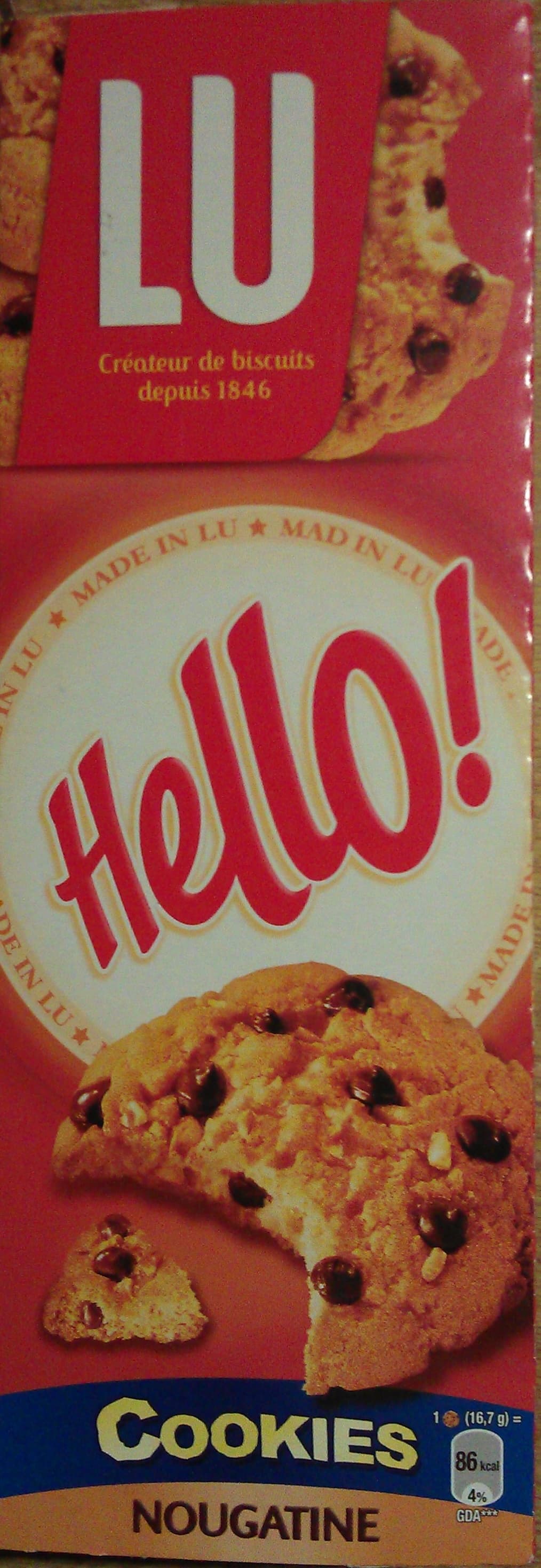 Lu Hello! Cookies Nougatine packshot