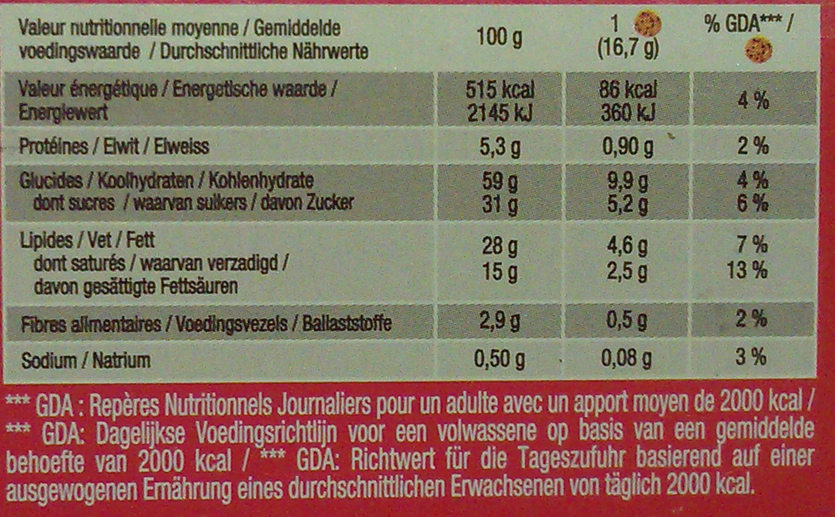 Lu Hello! Cookies Nougatine packshot
