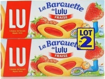 Lu Lulu La Barquette Fraise packshot