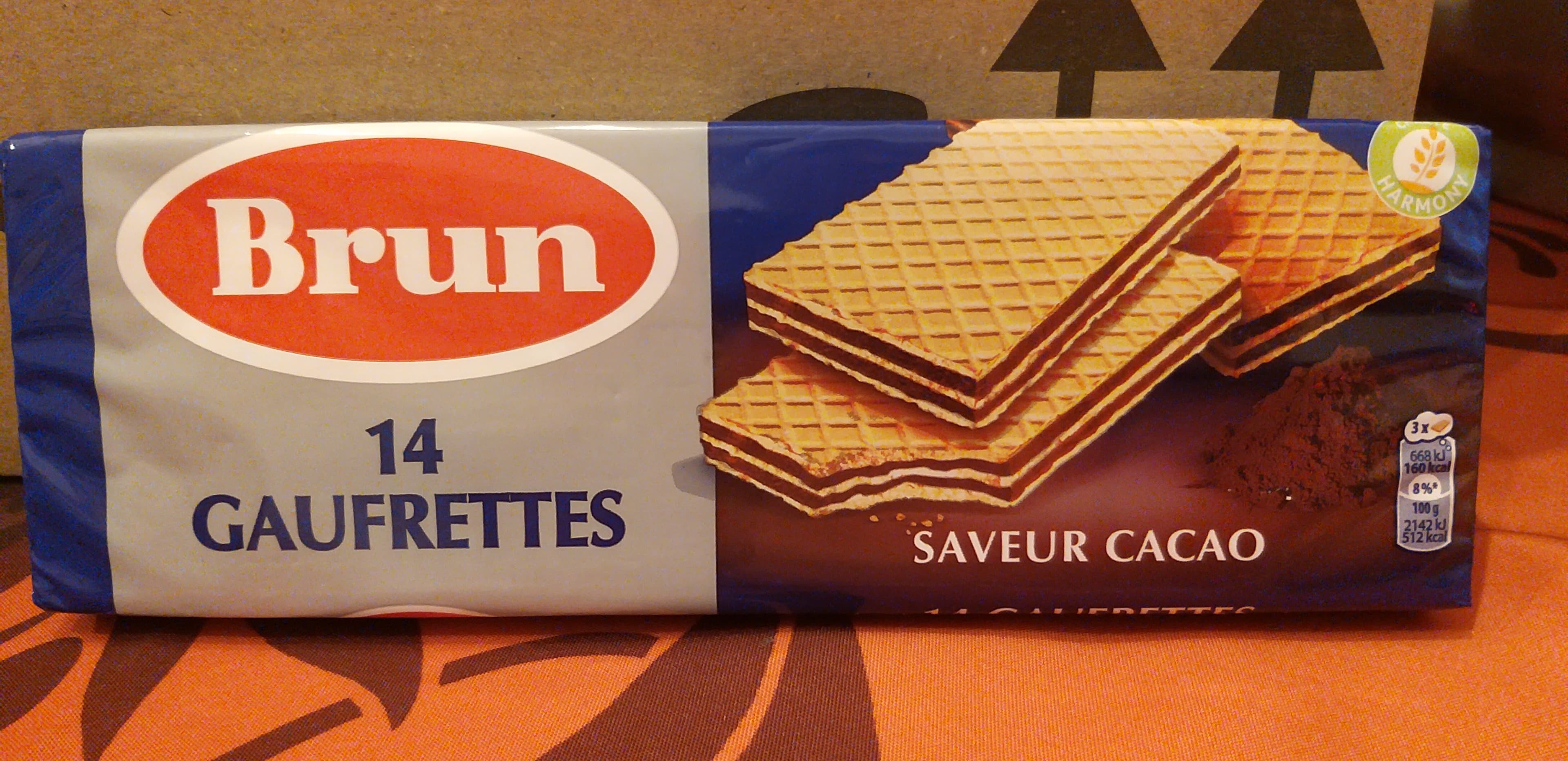 Brun 14 Gaufrettes saveur Cacao packshot