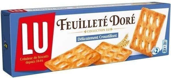 Mondelez Feuilleté doré Collection LU packshot