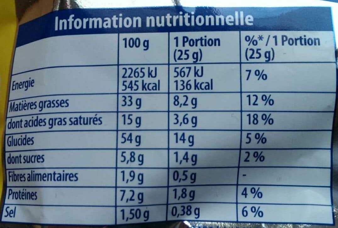 Belin Croustilles goût emmental packshot