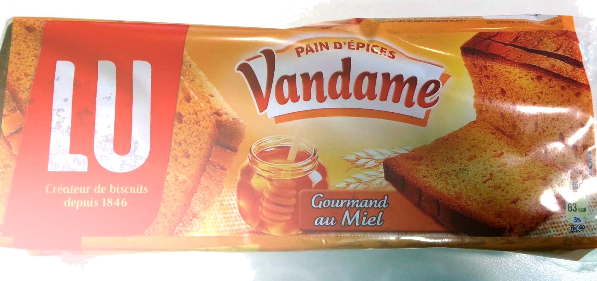 Lu Pain d'épices Vandame gourmand au Miel packshot
