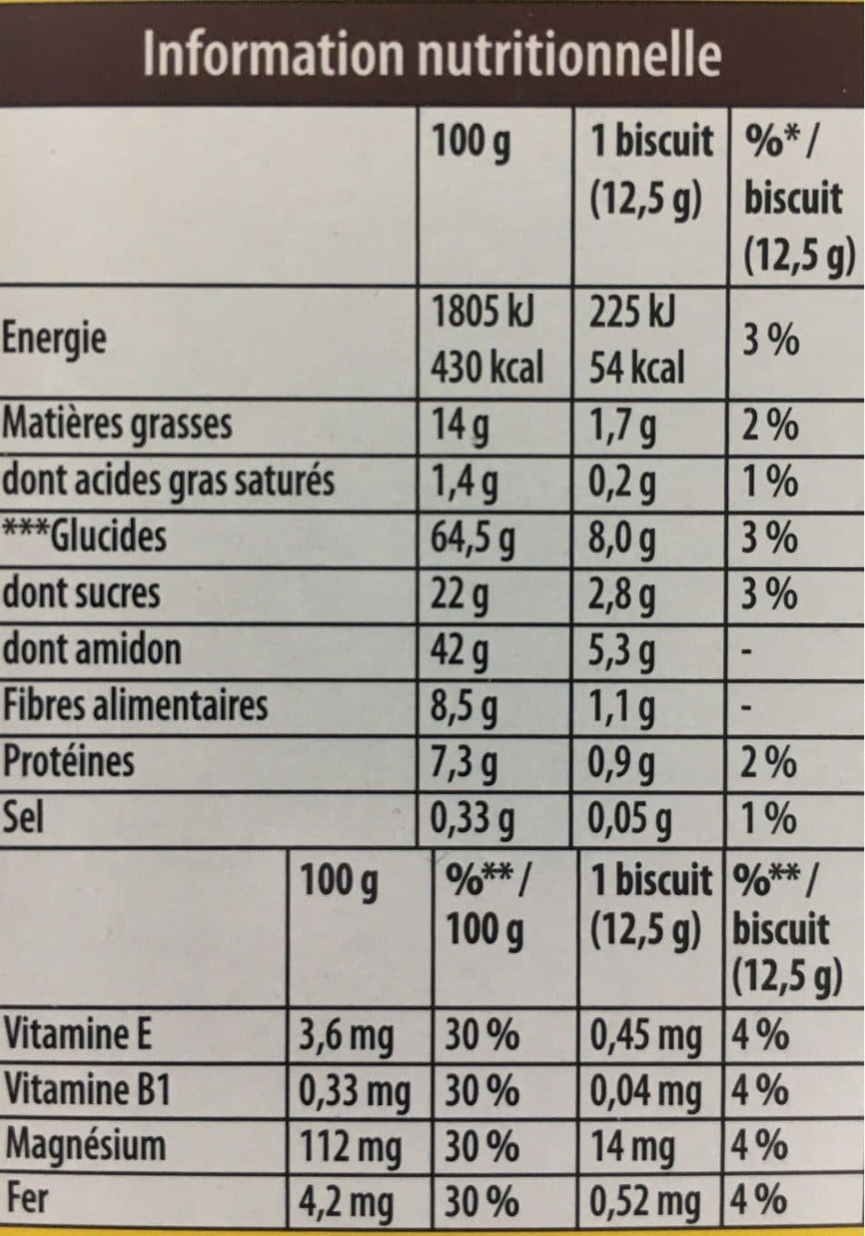 Lu Belvita figues et fibres packshot