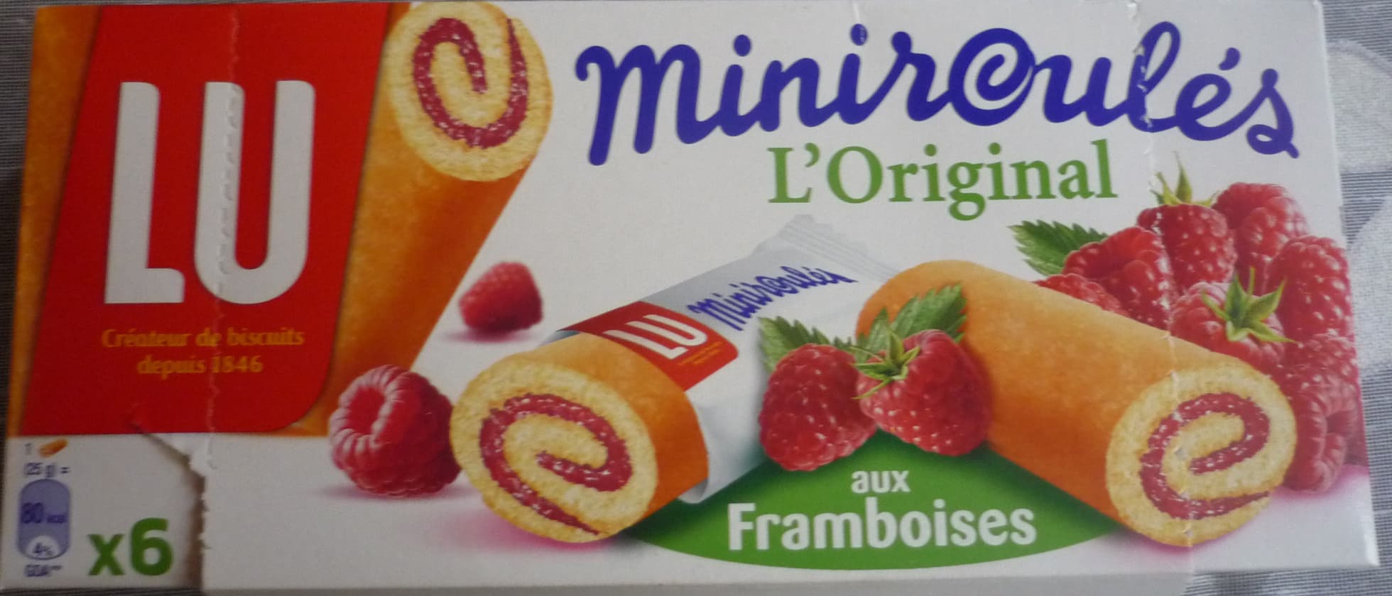 LU Miniroulés aux Framboises packshot