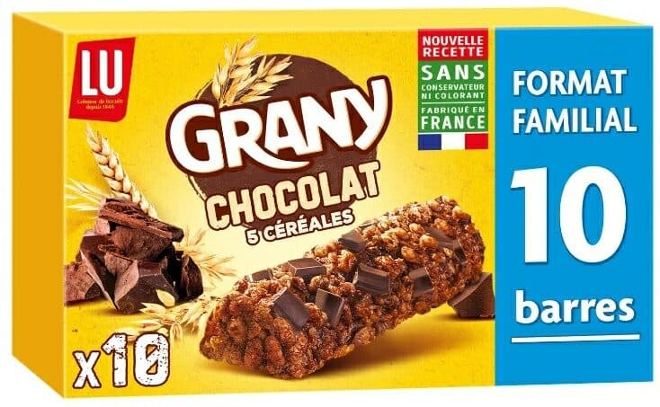 LU Grany Chocolat 5 céréales packshot