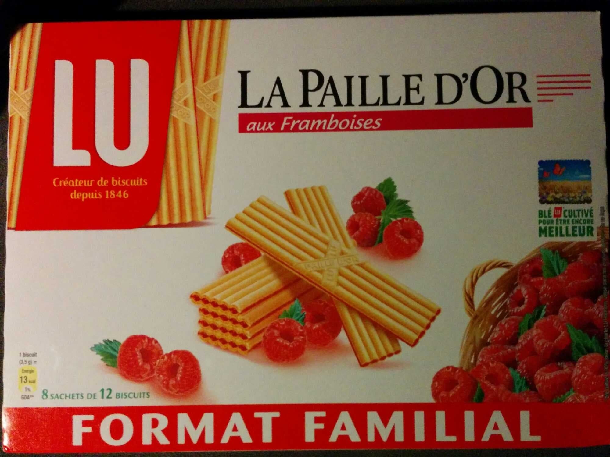 LU La Paille D'Or aux framboises packshot