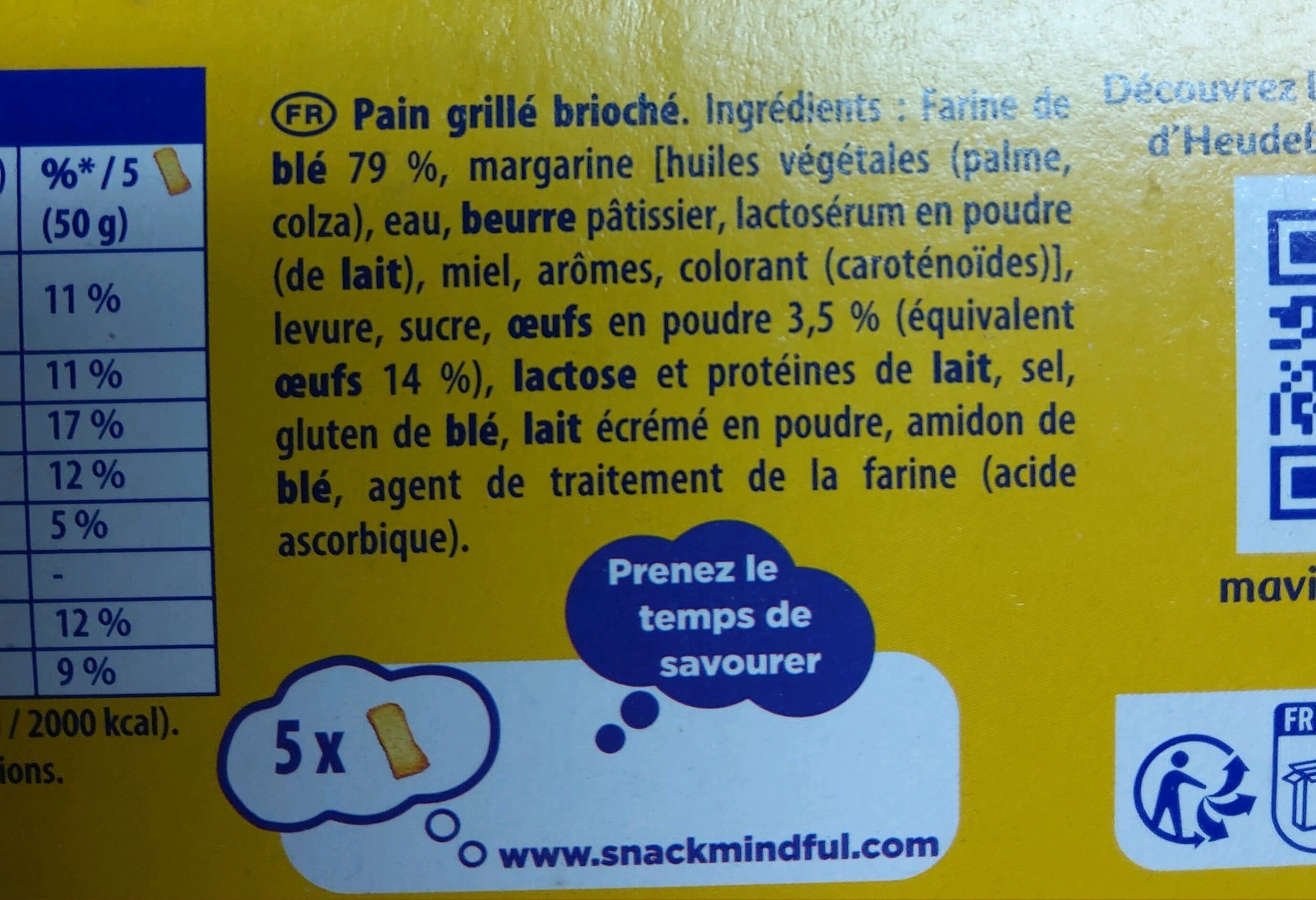 Heudebert La Tartine Briochée packshot