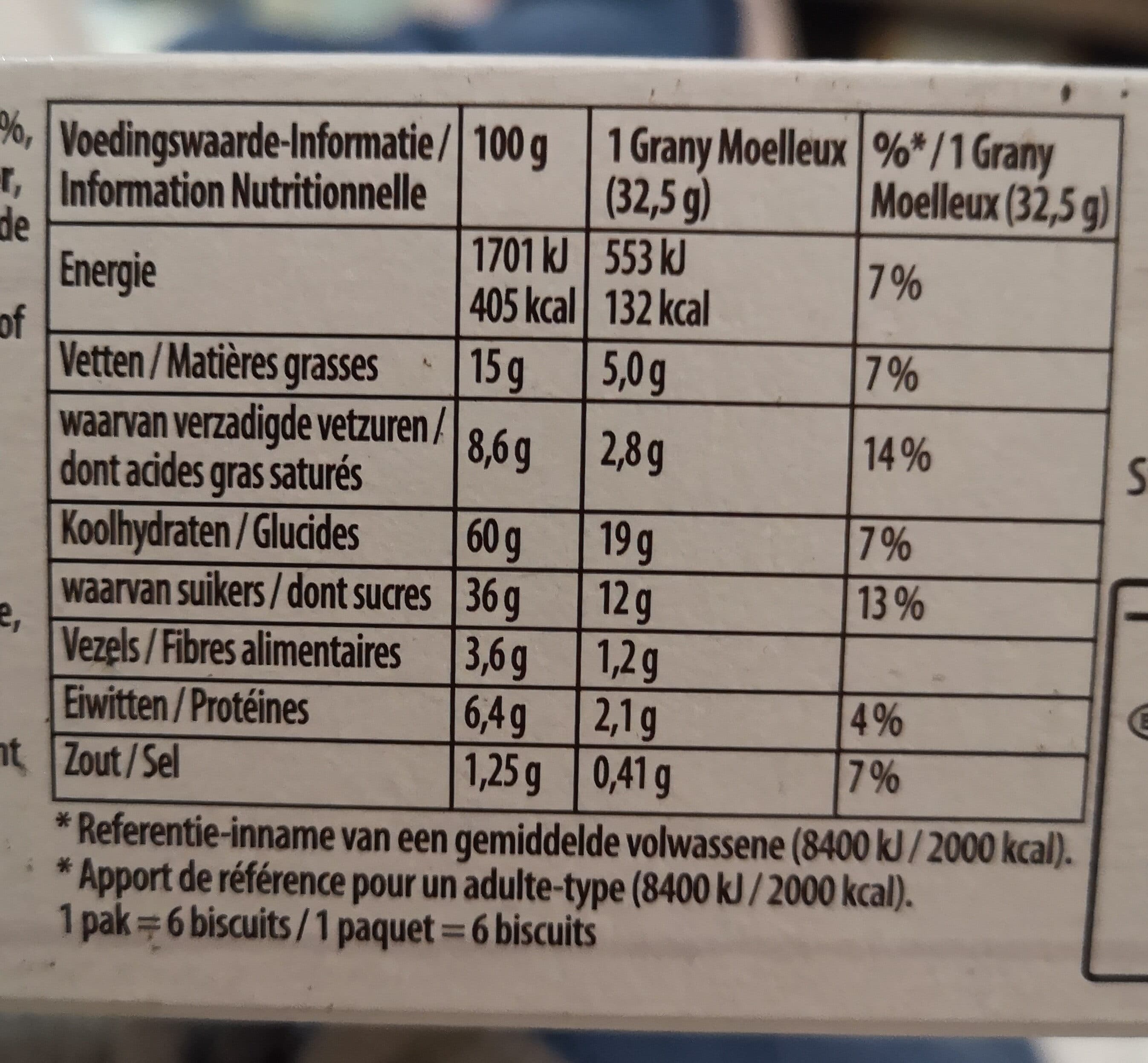 Lu Moelleux Fruits des Bois packshot