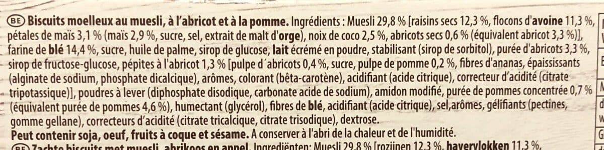 Lu Grany Pomme Abricot packshot