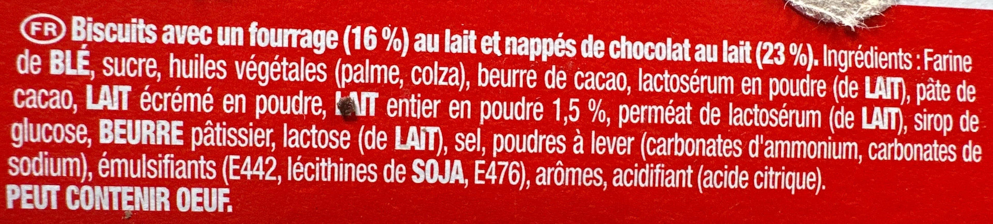 LU Mini Rollos Chocolat au Lait & Coeur fondant au Lait packshot