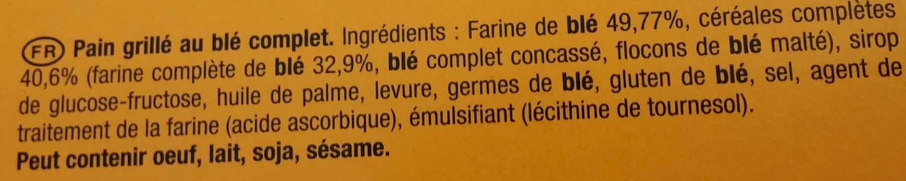 Heudebert La Tartine Blé Complet packshot