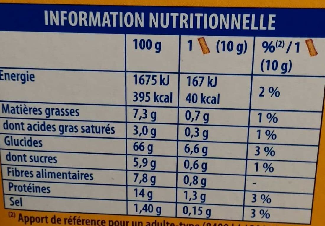Heudebert La Tartine Blé Complet packshot