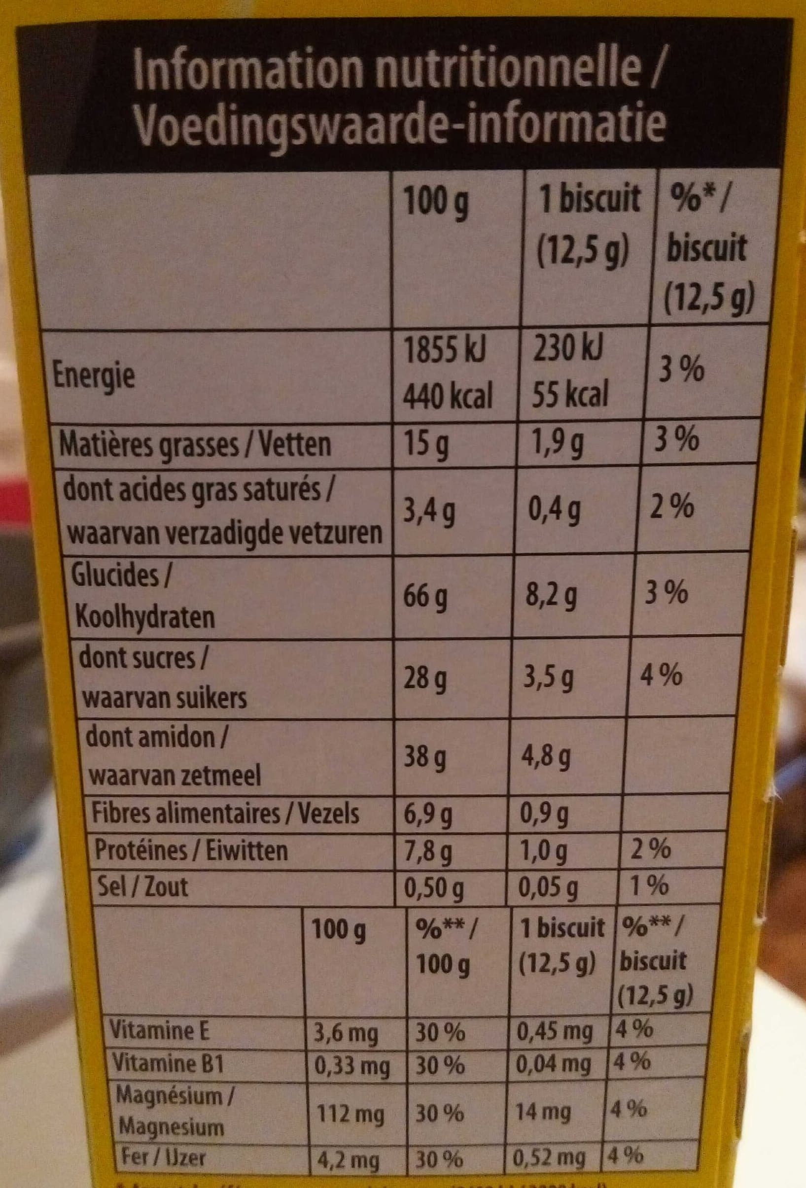 LU Belvita Petit Déjeuner Chocolat packshot