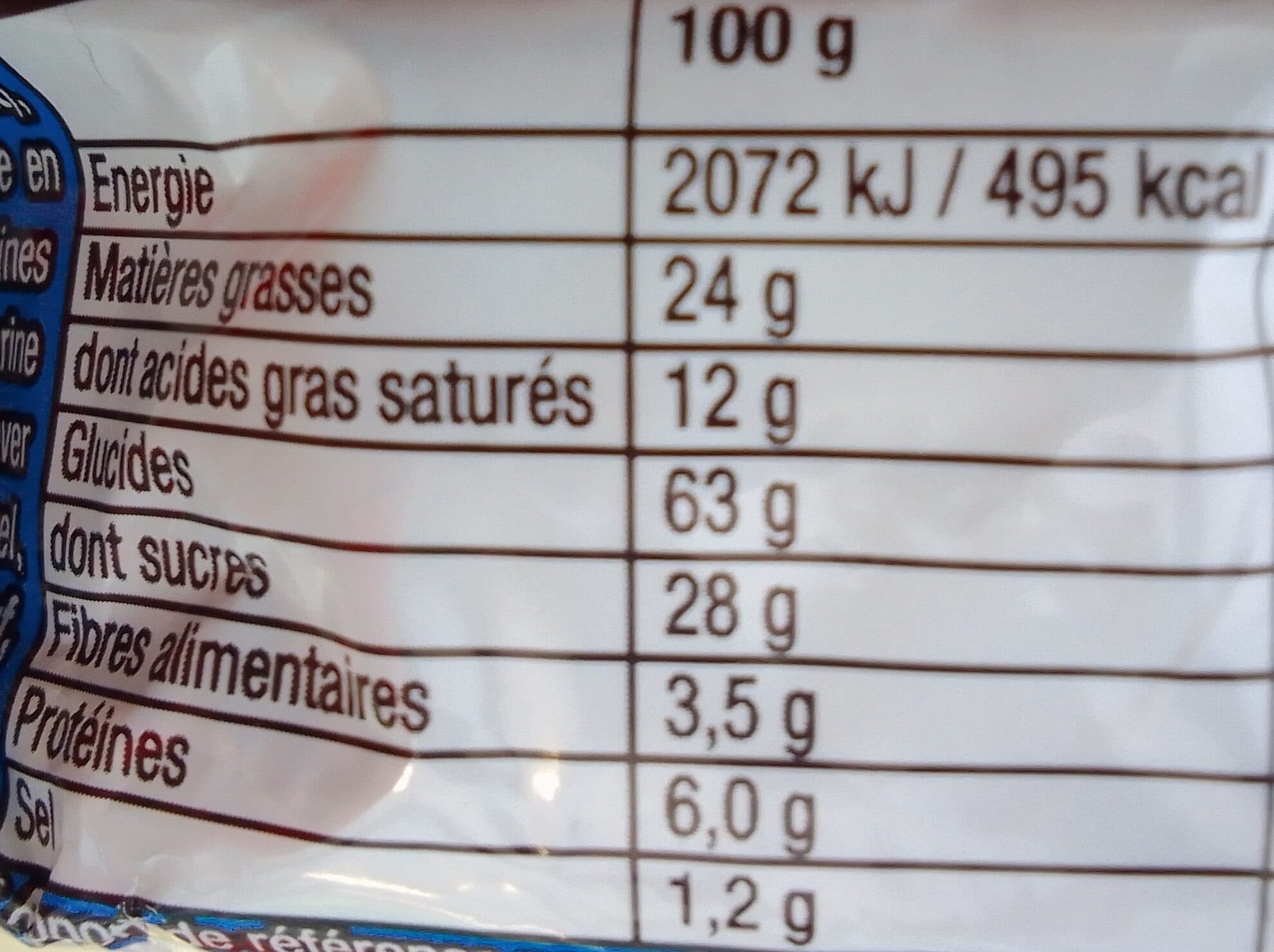 Lu Granola chocolat au lait packshot