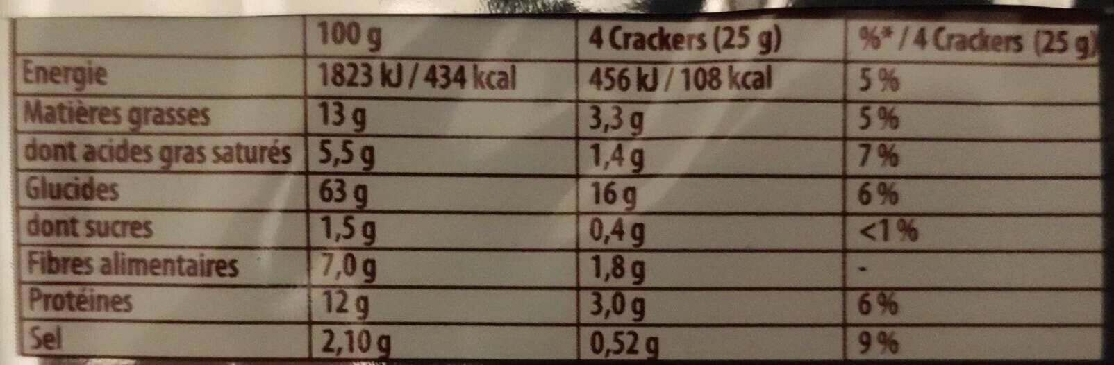 Heudebert Crackers Apéritif Blé Complet packshot