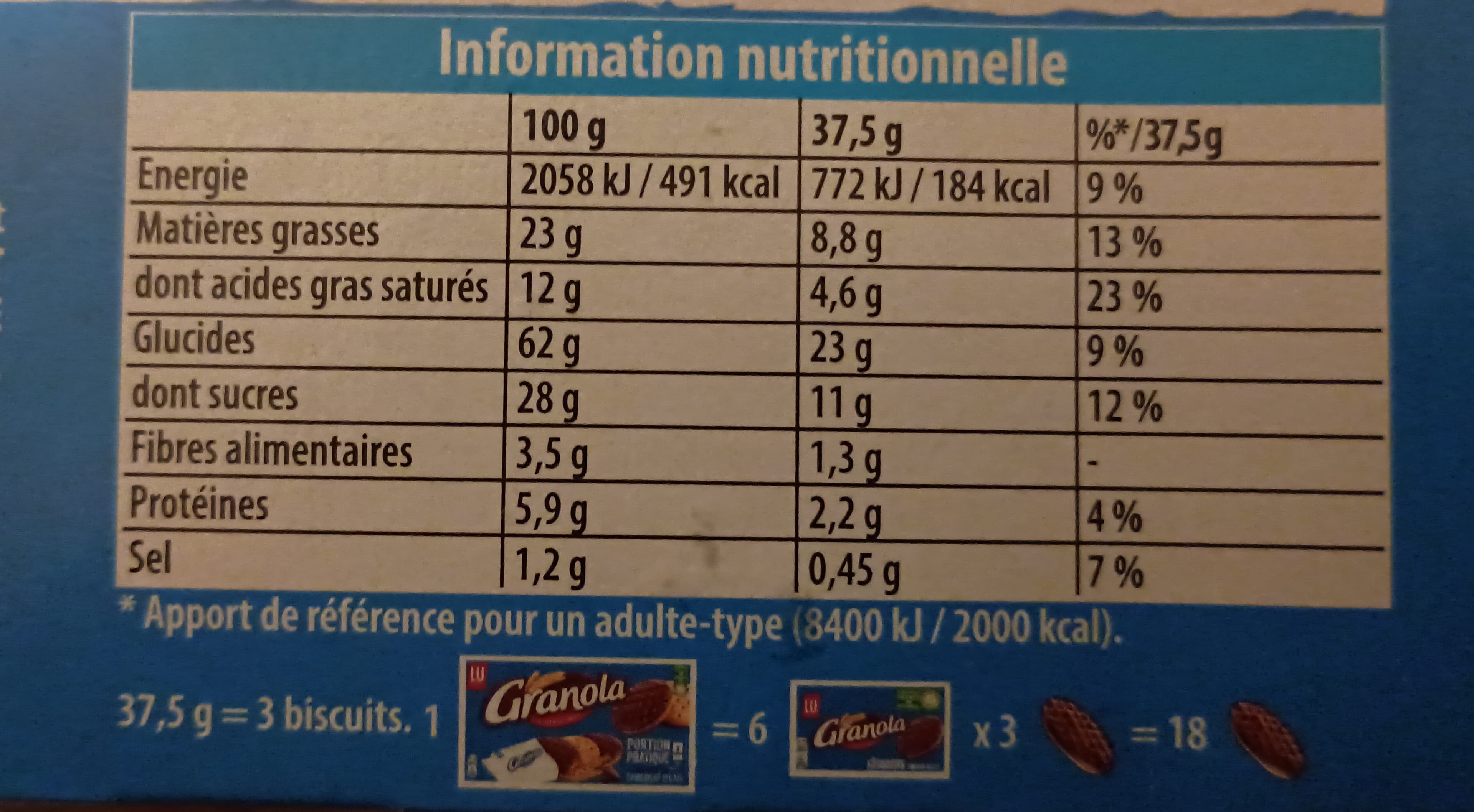 Lu Granola l'original packshot