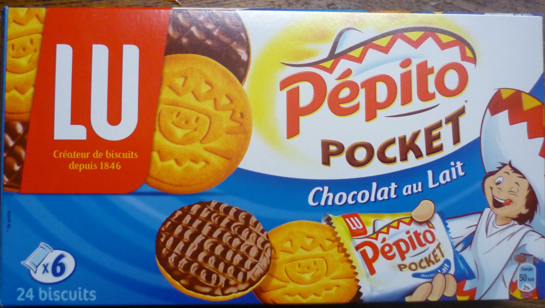 LU Pépito Pocket Chocolat au Lait packshot