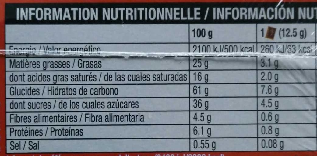 LU Véritable Petit Écolier Chocolat fin packshot